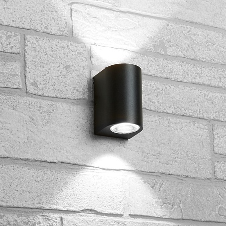 Светильник уличный светодиодный Feron DH053, 2*5W, 800Lm, 4000K, черный - фото