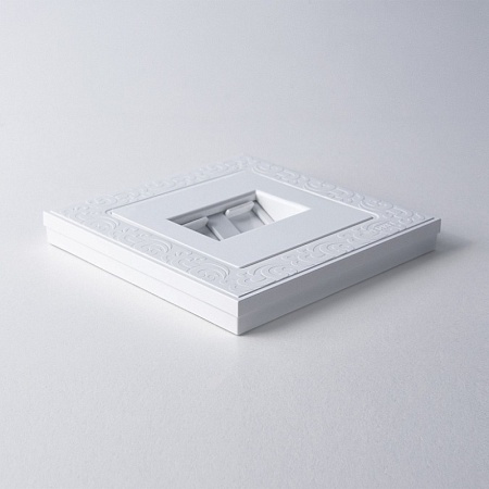 Розетка двойная Ethernet RJ-45 белая W1181101 - фото