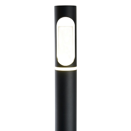 Светильник садово-парковый Feron DH1106, 15W, GU10, 230V, черный (столб) - фото