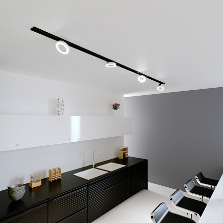 Трековый светодиодный светильник для однофазного шинопровода Spila белый 12W 4200K 85079/01 Elektrostandard - фото