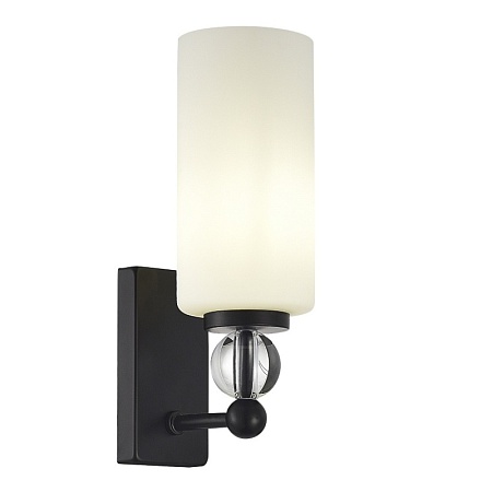 Светильник настенный ST-Luce черный/белый E27 1*40W SL2003.401.01 - фото