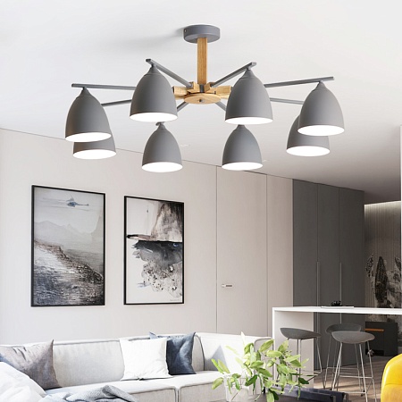 Потолочная Люстра Noa 3 Gray Imperiumloft Imperiumloft 101838-26 - фото