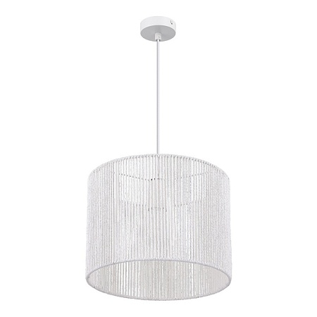 Светильник подвесной белый/белый E27 1*40W SLE6024-503-01 - фото