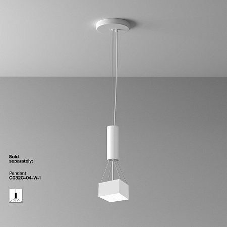 Потолочный светильник Technical Zon C032CL-12W4K-SQ-W - фото