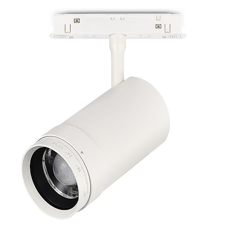 Магнитный трековый светильник ZOOM Белый LED 1*20W 4000K Lm Ra90 10-55° IP20 D60xH170 4 ST357.546.20 - фото