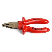 Плоскогубцы комбинированные диэлектрические STEKKER,  160мм, PLE1-160-S