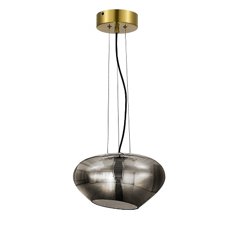 Светильник подвесной ST-Luce Латунь/Дымчатый, Белый LED 1*10W 3000K SL6019.303.01 - фото