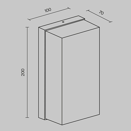 Настенный светильник (бра) Outdoor O454WL-L10GF3K - фото