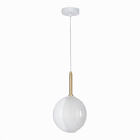 Подвес ST-Luce Латунь/Белый G4 1*5W SL1183.503.01 - фото
