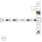 Накладной спот ARTE LAMP A2406012-02-RGB3K