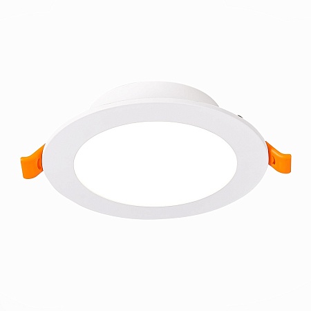 Св-к встр. Белый LED 1*12W 3000K 900Lm Ra80 110° IP20 D120xH30 220-240V ST210.538.12 - фото
