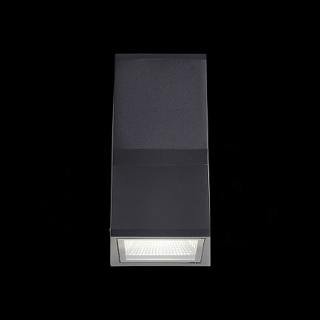 Светильник уличный настенный ST-Luce Черный кварцевый LED 2*7W 4000K SL088.431.02 - фото