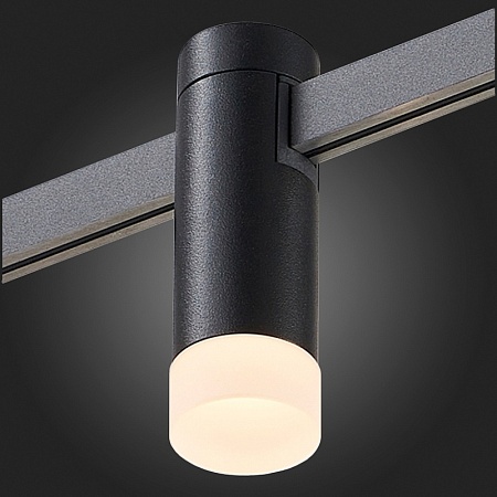 Магнитный трековый светильник FARM Черный LED 1*3W 3000K 91Lm Ra90 120 IP20 D29xH90 24V ST812.406.03 - фото