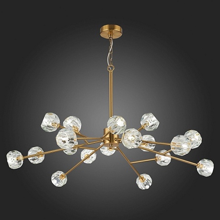 Светильник подвесной ST-Luce Латунь/Прозрачный G9 LED 18*5W SL1166.303.18 - фото