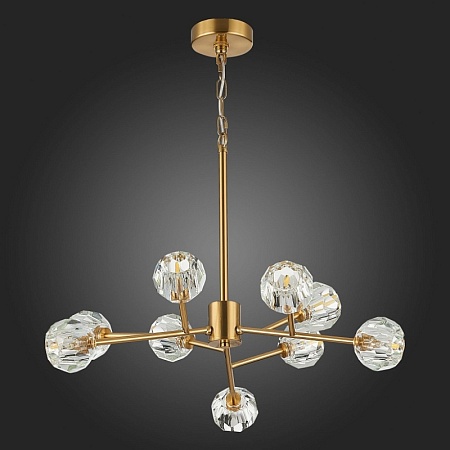 Светильник подвесной ST-Luce Латунь/Прозрачный G9 LED 9*5W SL1166.303.09 - фото