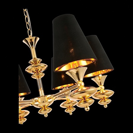 Светильник подвесной Французское золото/Черный E14 6*40W SL1137.203.06 - фото