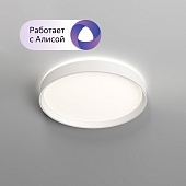 DK6510-WH Накладной светильник, LED, 40W, IP 20, 3000K - 6500K, белый, металл, полимер