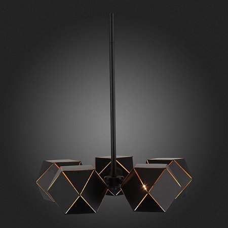 Люстра потолочная ST-Luce Черный/Черный, Золото E14 5*40W SL258.402.05 - фото