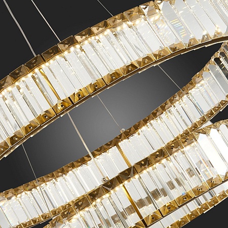 Люстра подвесная ST-Luce Латунь/Прозрачный LED 1*70W 4000K SL1622.303.02 - фото