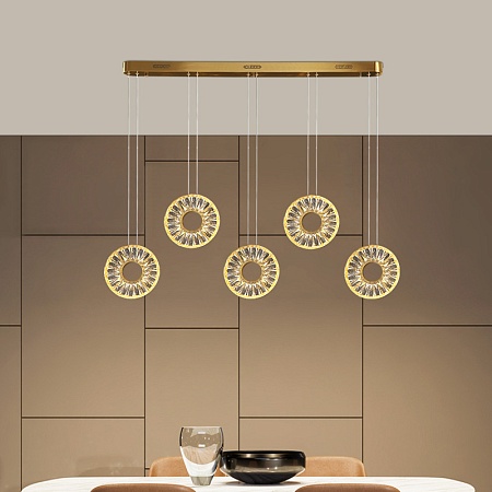 Подвесной Светильник Godiva Brass 4000К Imperiumloft 186815-23 - фото