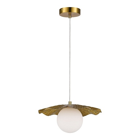 Светильник подвесной Латунь/Белый G9 1*5W 4000K SLE1196-303-01 - фото