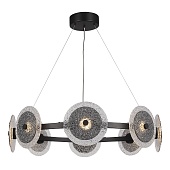 Светильник подвесной ST-Luce черный/дымчатый LED 1*44W 4000K SL6142.443.01