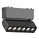 Магнитный трековый светильник Черный LED 1*6W 4000K 360Lm Ra>90 IP20 L122xW26xH81 48V ST675.446.06 - фото