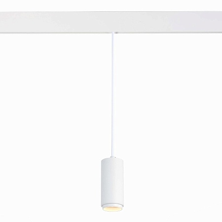 Магнитный трековый светильник подвесной ZOOM Белый LED 1*6W 3000K 667Lm Ra>80 10-60° IP ST357.533.06 - фото