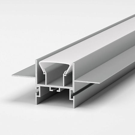 Алюминиевый профиль для натяжного потолка под светодиодную ленту LL-2-ALP023 - фото