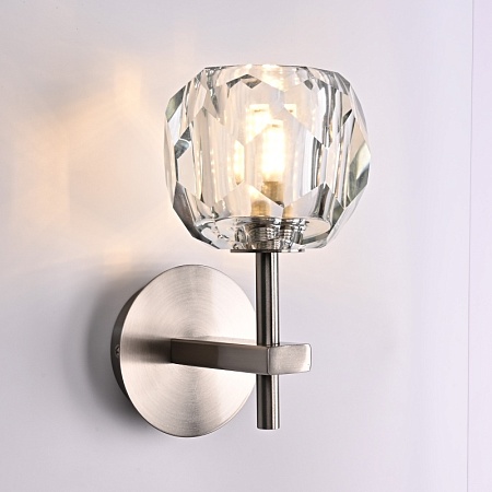 Бра Boule De Cristal Single Sconce Никель Imperiumloft 196952-22 - фото