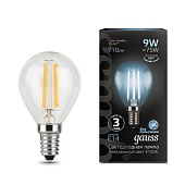 Светодиодная лампа Gauss Шар 9W 710Lm 4100K E14 105801209