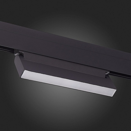 Магнитный трековый светильник Черный LED 1*12W 3000K 720Lm Ra>90 120 IP20 L219xW22xH108 ST363.436.12 - фото