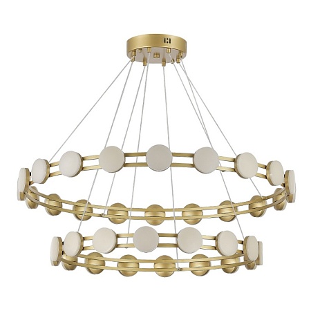 Светильник подвесной ST-Luce золотистый/белый LED 1*70W 4000K SL6610.203.36 - фото