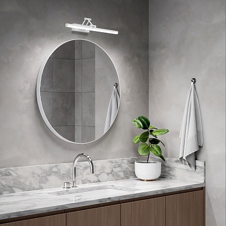 Настенный светодиодный светильник 40128/LED белый Elektrostandard - фото