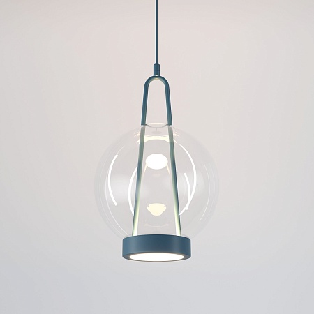 Подвесной светильник Eurosvet 50267/1 LED синий - фото