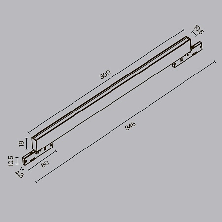 Трековый светильник Technical TR192-1-8W2.7K-B - фото