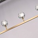 Люстра Rh Boule De Cristal Linear Chandelier 5 Bronze Imperiumloft 240204-22 - фото