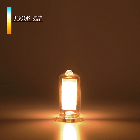 Светодиодная лампа G4 LED 3W 220V 3300K стекло BLG416 Elektrostandard - фото