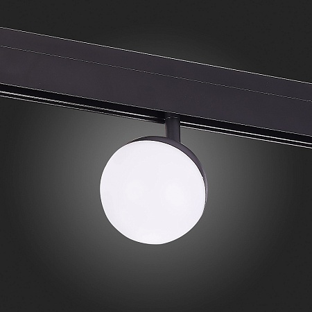 Магнитный трековый светильник Черный LED 1*7W 4000K 520Lm Ra>80 120° IP20 L120xW90xH192 ST358.446.07 - фото