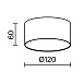 Потолочный светильник Technical Zon C032CL-12W3K-RD-MG - фото