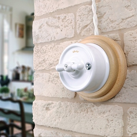 Рамка на 1 пост светлый бук WL15-frame-01 - фото