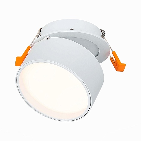 Встраиваемый поворотный светильник Белый LED 1*9W 3000K 720Lm Ra>90 120° IP20 D85xH68 1 ST651.538.09 - фото