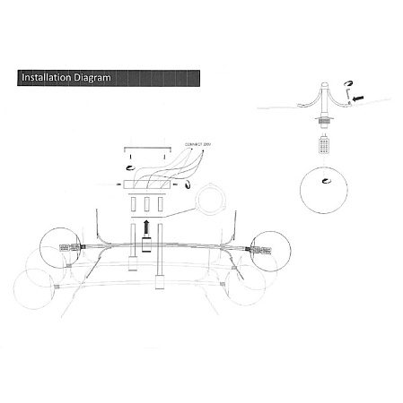 Потолочная Люстра Matisse B D80 Gold White Imperiumloft 194948-23 - фото