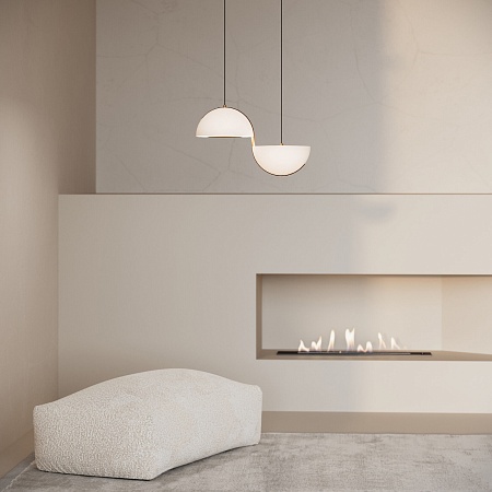 Подвесной светильник Eurosvet 50083/2 LED золото - фото