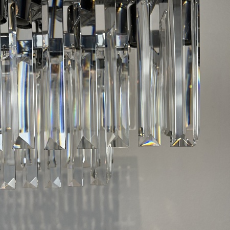 Люстра Rh 1920S Odeon Clear Glass Fringe Chrome 100 Imperiumloft 229996-22 - фото