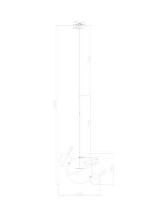 Подвесной светильник Freya Amoris FR5128PL-L10BS1 - фото