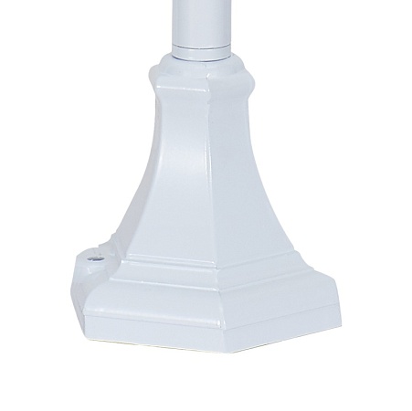 Светильник садово-парковый Feron 8110/PL8110 столб 100W E27 230V, белый - фото