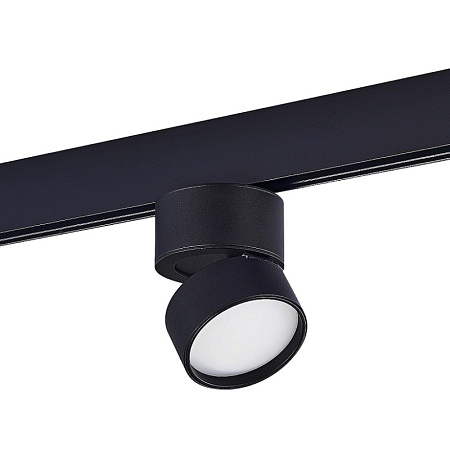 Магнитный трековый светильник Черный LED 1*9W 4000K 600Lm Ra>90 120° IP20 D85xH126 48V ST809.446.09 - фото