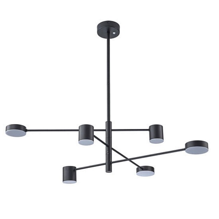 Люстра на штанге ARTE LAMP A2476PL-40BK - фото