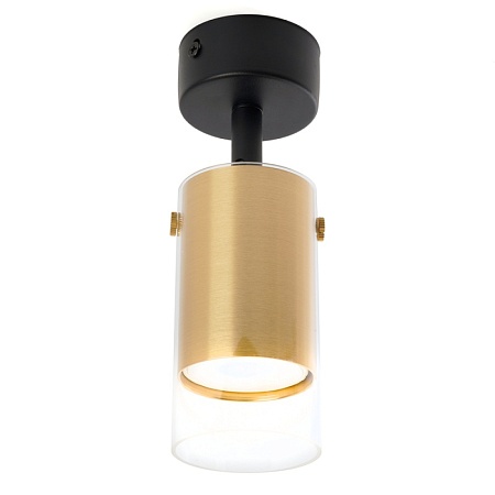 Светильник Feron ML 1891 LUMINA настенно-потолочный GU10, золото, черный - фото